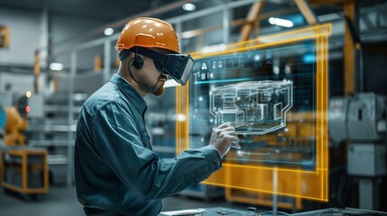 Augmented reality interface, guiding assembly process, digital