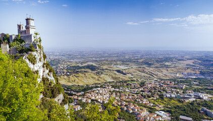 San Marino - first tower