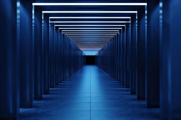 An ultramodern, supernatural scene, with copy space, featuring the full body of a professional real estate agent in a stylish suit