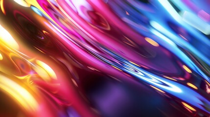 Abstract Colorful Swirls.