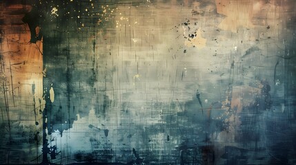 Abstract Grunge Texture with Vintage Overtones and Rich Layering Background