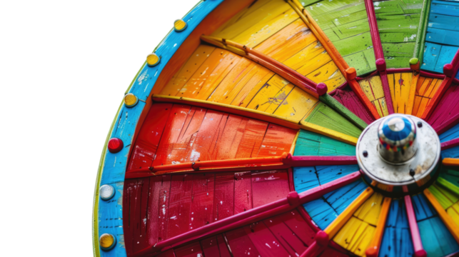 Wheel of fortune transparent background