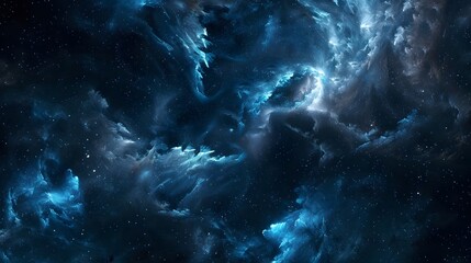 Fototapeta premium Cosmic Exploration with Nebula and Celestial Details in Deep Colors Abstract Background