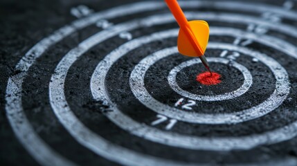 set goals for work. dart aiming at the target center business. goal, aiming marketing target metaphor, Succeed dart board, defines objectives, success investment ideas, winner, Generate by AI