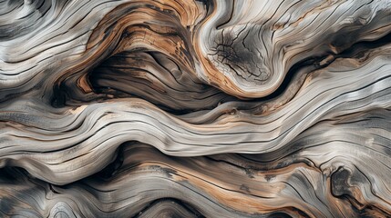 Top-down photograph of driftwood texture 2