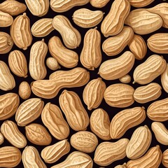 Fototapeta premium Peanut pattern design