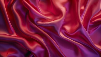 Obraz premium Top-down photograph of satin fabric texture