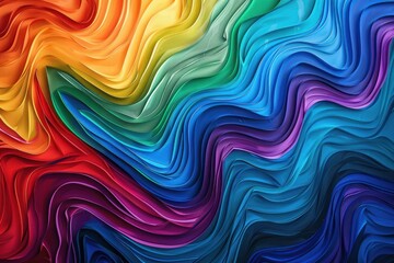 Fototapeta premium abstract line art of LGBT hues background
