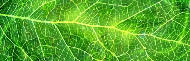 Obraz premium A set of background patterns about green plants with a sense of design. This design is suitable for natural or environmentally friendly projects, creating a feeling of freshness and vitality. 