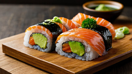 Delicious Sushi Platter