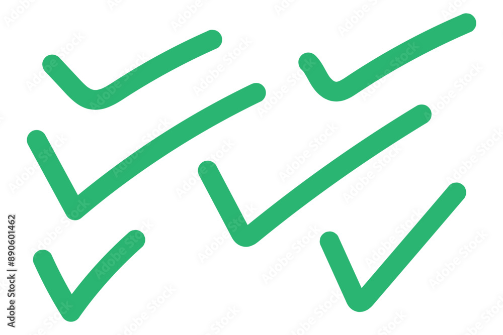 Poster check mark icon set. check mark icon. tick mark symbol vector