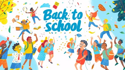 Obraz premium Fun and whimsical illustration of the text 