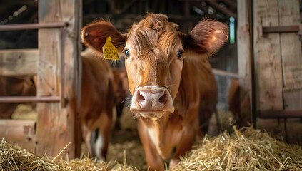 cows in a farm