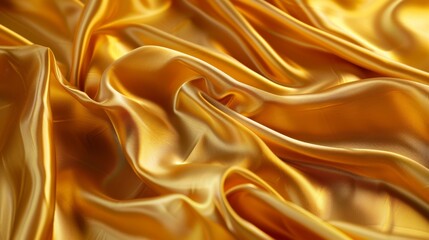 Obraz premium Golden Silk Fabric Texture.