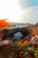 Experience the tranquility of the countryside with a walk through these lush green fields. 