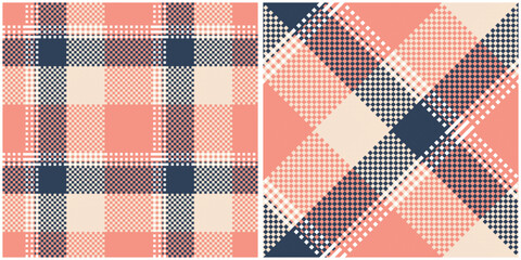 Tartan Plaid Pattern Seamless. Plaid Patterns Seamless. Seamless Tartan Illustration Vector Set for Scarf, Blanket, Other Modern Spring Summer Autumn Winter Holiday Fabric Print.