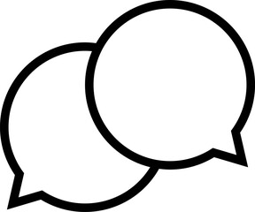 Chat vector icon.