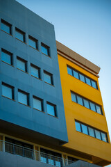 The beautiful Colored Business office building in Limassol in Cyprus