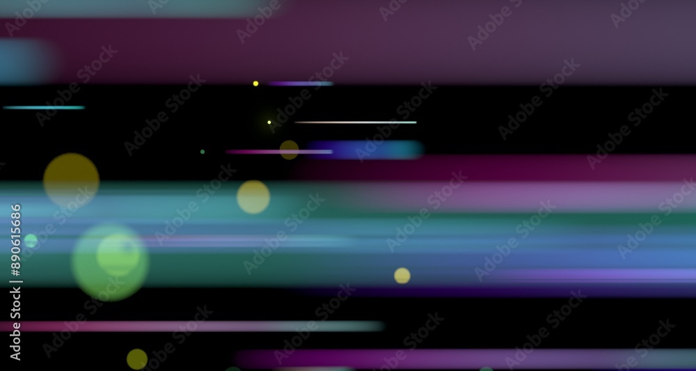 Poster inside digital data tunnel. Futuristic abstract background with neon rays. Concept for big data,