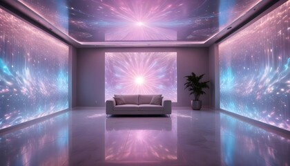 Photo interior modern design room 3d illustration