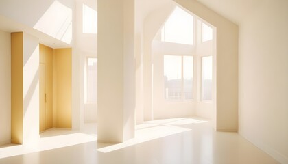 Photo interior modern design room 3d illustration