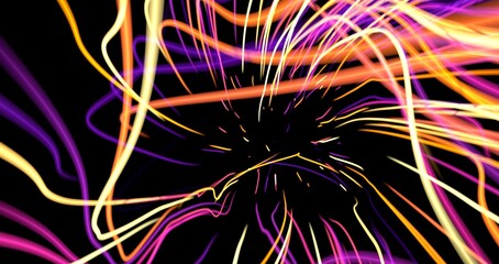 light wave background, 3d Rendering, Abstract Background