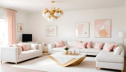 Photo interior modern design room 3d illustration