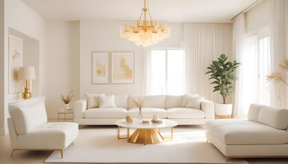 Fototapeta premium Photo interior modern design room 3d illustration