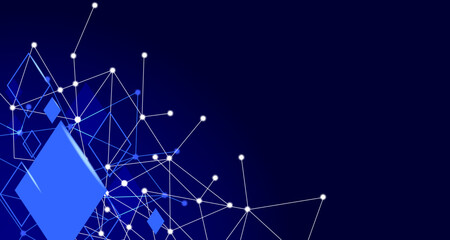 Abstract background. Light effect. Technology innovation, information-technology, digital-technology. For cover, poster, banner. Vector illustration EPS10
