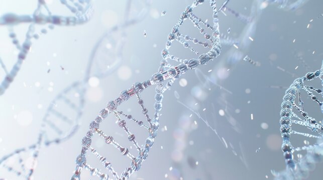 helical structure of human DNA,