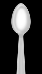 Spoon, silver spoon illustration