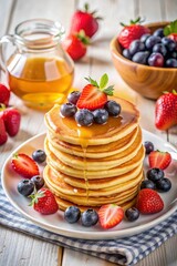 Pancakes with berries