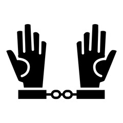 Obraz premium handcuff icon
