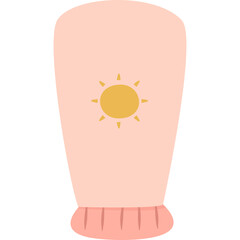 sunscreen lotion, lotion for protect skin, summer element, Squeeze tube sunscreen