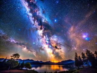 Fototapeta premium aurora over the sea