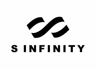 letter s infinity logo, design, Vector, illustration, creative icon, template