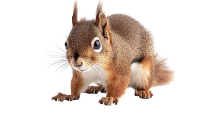 Obraz premium Squirrel transparent background