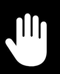 Palm and Hand Shaking Icon