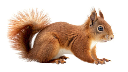 Fototapeta premium Squirrel transparent background