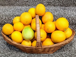 basket full of fruits