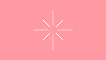 Minimalistisches Design in rosa. Dekoration, Cards, Symbol