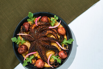 Pulpo de restaurante