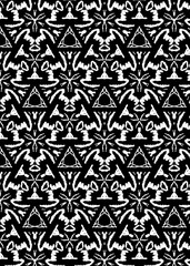 black and white pattern