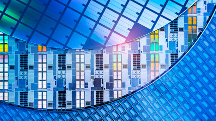 Silicon Wafers and Microcircuits used in electronics for the fabrication of integrated circuits.