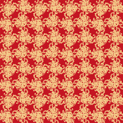 Seamless vector abstract background print wallpaper pattern with spots retro vintage for textile, pack, paper etc