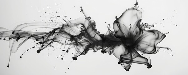 Naklejka premium abstract floral patterns, organic shapes, artistic and fluid