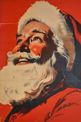 vintage santa claus illustration