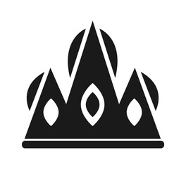 Royal crown icon. Royal Crown silhouette collection. vector illustration