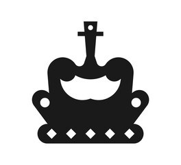 Royal crown icon. Royal Crown silhouette collection. vector illustration