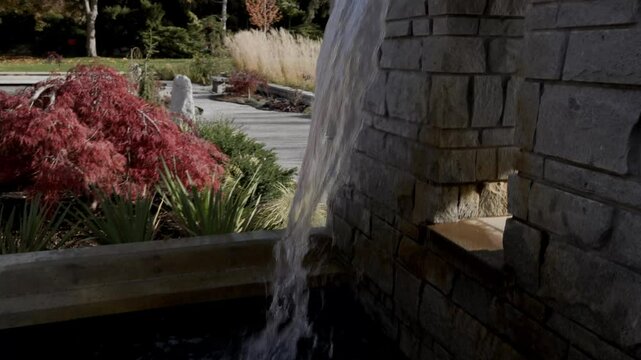 fountain in the garden